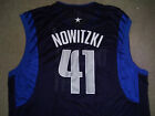 Dirk Nowitzki #41 Dallas Mavericks Basketball Team NBA Collector's Jersey