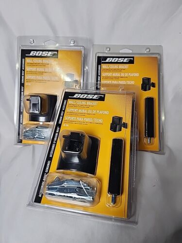 New ListingBose Accessories UB-20B Wall Ceiling Speaker Bracket  Black Set Of 3