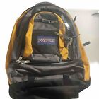 Jansport Airlift Backpack Hiking Pack Book Bag Multi Pockets Camp Yellow Black