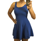 H&M Divided Blue Sleeveless Mini Skater Dress Women's Size 4