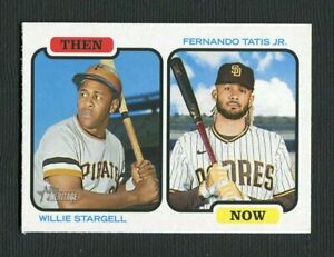 2022 Topps Heritage Then and Now #TANST Willie Stargell/Fernando Tatis Jr.