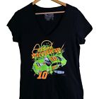 NASCAR Chase Authentics DANICA PATRICK Go Daddy Graphic Womens T-Shirt Size L