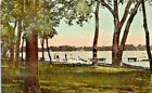 New ListingPostcard Divided back view from Hotel Orleans on Spirit Lake Iowa
