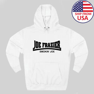 Joe Frazier Boxing Legend White Hoodie Sweatshirt Size S-3XL