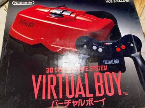 Nintendo Virtual Boy Red Black Game Console + w/ Box