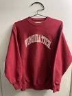 Vtg Steve and Barry Virginia Tech Embroidered Crewneck Sweatshirt Size XS