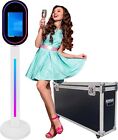 13.3 in Portable Mirror Photo Booth Machine with Touch Screen and Flight Case