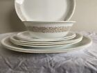 Corelle Woodland Dishes Dinner Bread Salad Plates Platter Bowl 9 Pieces
