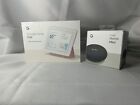 Google Nest Hub with Built-In Google Assistant, Chalk (GA00516-US) with mini