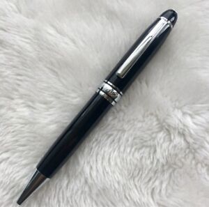Luxury Le Grande Series Black+Silver Clip 0.7mm nib Ballpoint Pen NO BOX