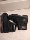 Timberland Men's 10M Black Boots Leather 10073 34 35
