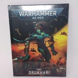 Warhammer 40k 40,000 Codex Drukhari 9th Edition Hardcover Book Games Workshop