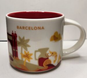 Starbucks Coffee BARCELONA SPAIN 14oz Mug 2017 You Are Here Collectors Series