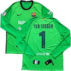 2020/21 Barcelona Goalkeeper Jersey #1 Ter Stegen 2XL Green Long Sleeve GK NEW