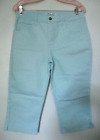 Riders By Lee Women's Capri Light Blue Mid Rise Jeans Cotton/Spandex ~ Size 10M