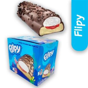 Gamesa Flipy cookies with marshmallow and chocolate coverage 45 g-(10PCS)