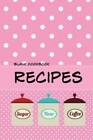 Blank Cookbook Recipes: Blank recipe book journal for jotting down y - VERY GOOD