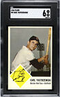 1963 Fleer #8 Carl Yastrzemski (HOF) Boston Red Sox SGC 6 EX-MT Awesome Card!
