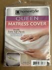 homestyle essentials queen matress cover New In Package Durable Soft Plastic