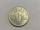 1944 One Franc Coin France 1 Etat Francais Coin V-90