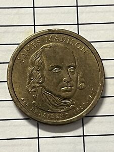 presidential $1 coin James Madison 2007 D