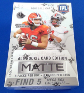 2021 Wild Card Matte Football All Rookie Card Edition Factory Sealed Mega Box