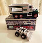 Vintage 2008 Hess Toy Truck & Front Loader- Multiple Sound Features - New In Box