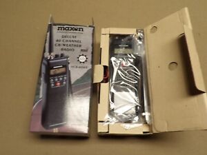 Maxon Deluxe CB Weather Radio HCB 40WX Portable Band Transceiver. NEW! FAST SHIP