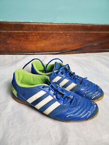 Adidas Freefootball Super Sala Indoor Soccer Shoes Blue Men's Size 9 Rare
