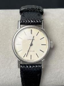 Vintage Swiss Made Omega Deville Manual Round Silver Dial Watch