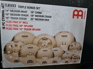 Meinl Cymbals Classics Custom Triple Bonus Cymbal Set Of 10