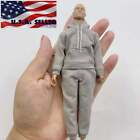 1/12 scale Hoodie T-shirt Pants Set For 6