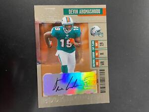 New ListingDevin Aromashodu 2006 Playoff Contenders Rookie Auto Autograph RC Dolphins H27