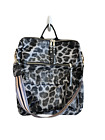 Modern+Chic Women's Backpack Leopard Print Faux Leather Convertible Tote Strap