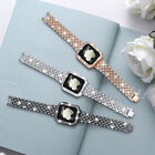 Luxury iWatch Band Strap+Bling Diamond Case For iWatch Series 9 8 7 6 5 SE Ultra