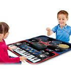 2 in 1 Piano and Drum Kit Set with Drum Sticks MP3/CD Amplifier Musical Playmat