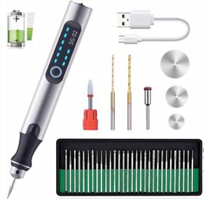 Cordless Electric Engraving Pen, Micro Polishing Pen, 33 Drill Bits US Stock New