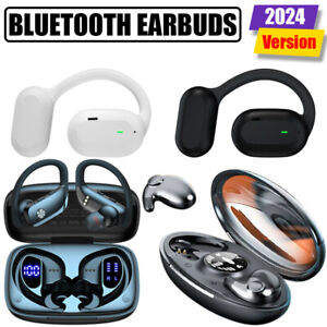 2024 Bluetooth Earbuds TWS 5.3 Wireless headphones Ear hook Earphone Waterproof