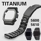 Titanium Watchband Strap Case Bezel for Casio DW5600 5000/5035 GW5600 GWM5610