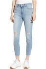 DL1961 Farrow Ripped High Waist Cropped Skinny Toledo Blue Jeans Size 29 P $70