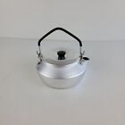 Trangia Small Teapot Kettle Silver Aluminum O.6L Made In Sweden