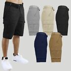 Mens Stretch Cargo Shorts & Stretch Classic Chino Shorts Flat Front Lounge 30-42