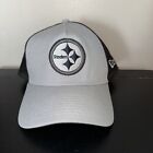 Pittsburgh Steelers Hat Cap New Era 9Forty Grayed Out Trucker Snap Back Adult