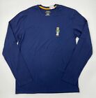 Polo Ralph Lauren Men's Long Sleeve Crew T-Shirt RARE BEAR Med Blu New Free Ship