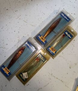 Lot of 4 Vintage Mirr-O-Lure Fishing Lures New NOS
