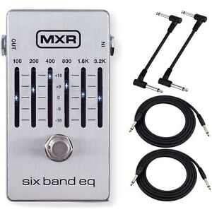 MXR M109S Six Band EQ Pedal with Cables