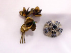 2 Vintage Brooches Signed Austria