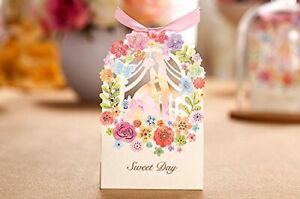 New ListingNew 50 Pack Romantic Wedding Gift Box Elegant Luxury Decoration Flower Bride Las