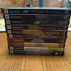 New ListingPS2 Game LOT Of 10 CIB Star Wars , Star Ocean Battlefront Need For Speed