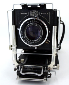 Linhof Munchen Technika Model III 4X5  #5521 Camera w/ Wollensak Rapax lens